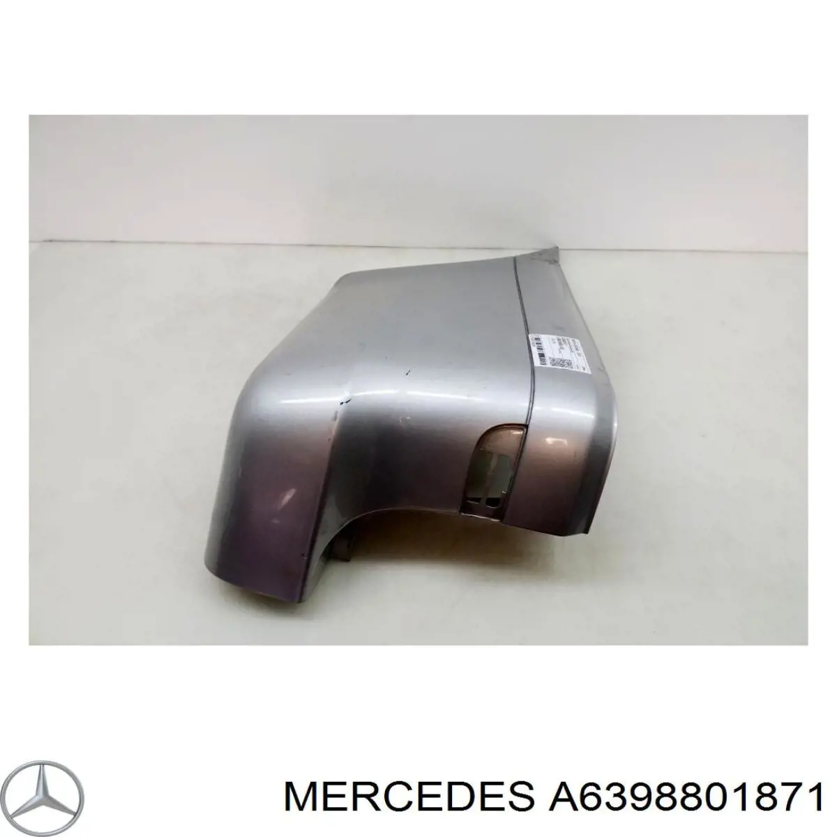 Do koszyka A6398801871 Mercedes Zderzak tylny, lewa część