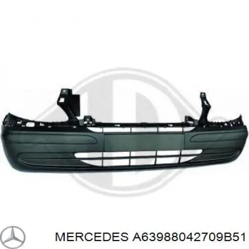Zderzak przedni Mercedes A63988042709B51 cena, od 108,51 USD
