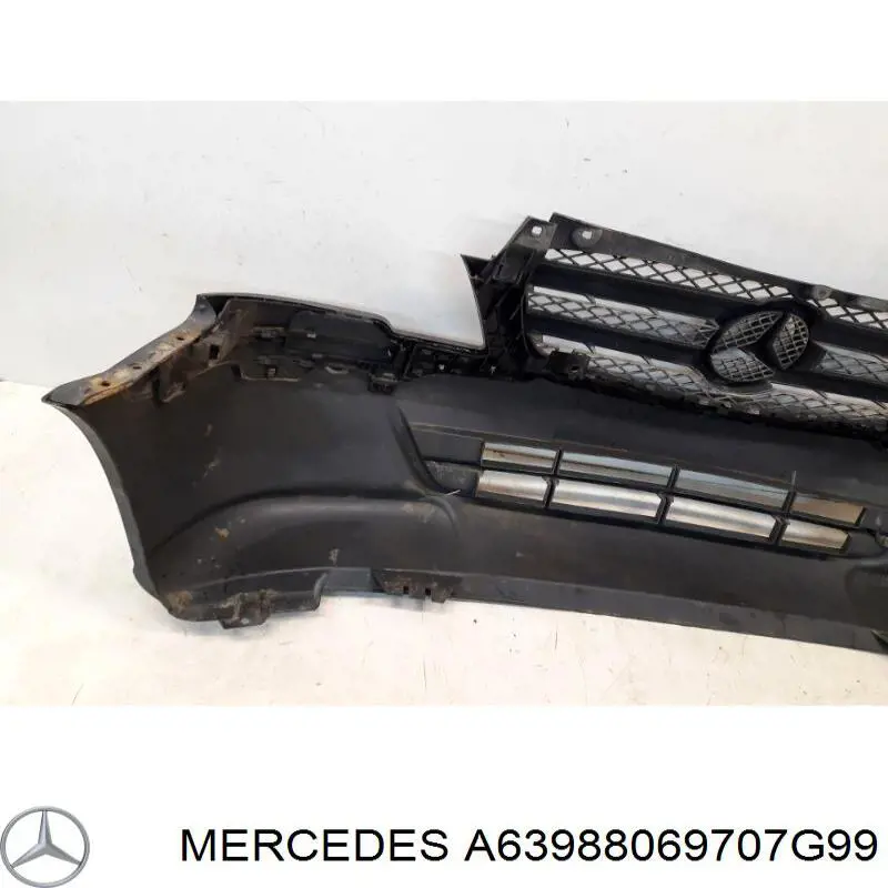 Do koszyka A63988069707G99 Mercedes Zderzak przedni