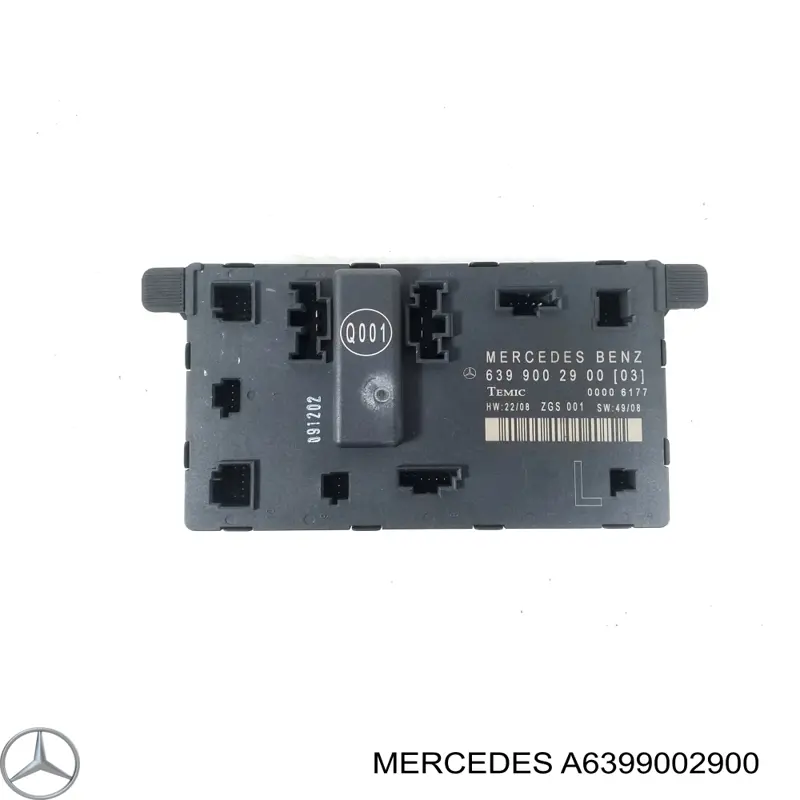 A6399002900 Mercedes Blok komfortu przednich drzwi