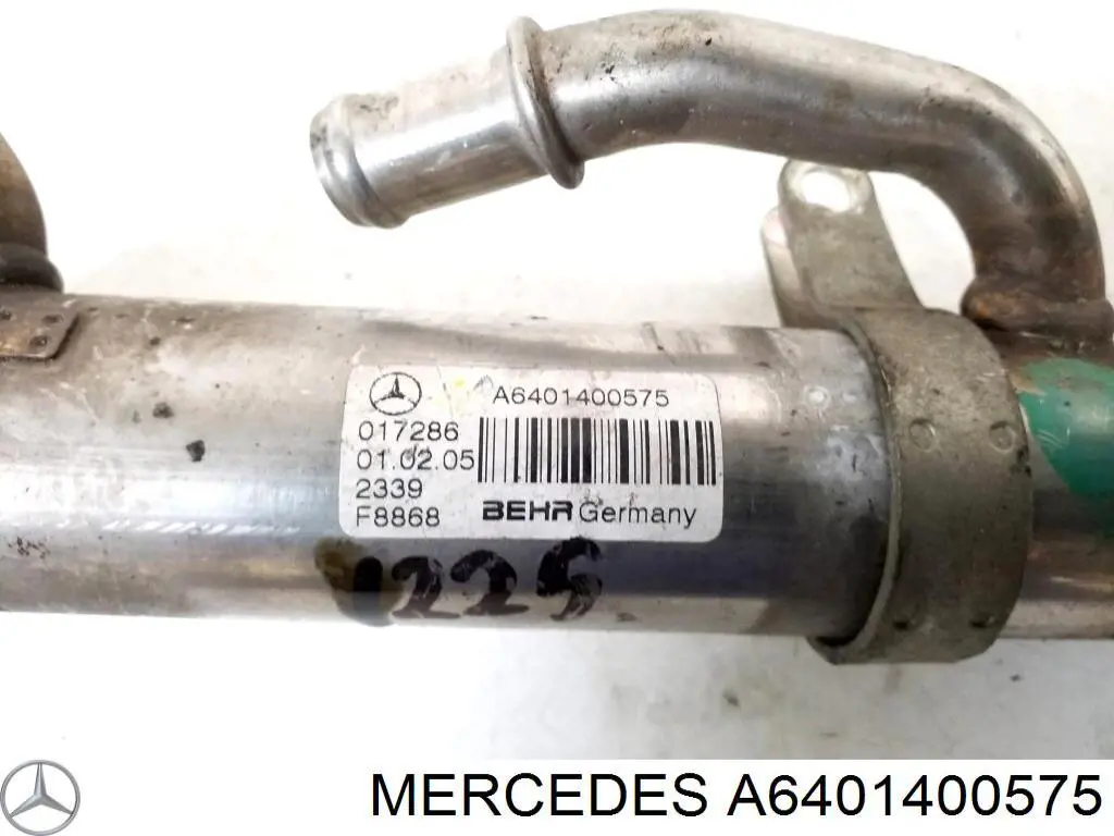 A6401400575 Mercedes Chłodnica układu recyrkulacji spalin EGR