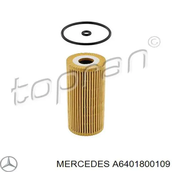 Filtr oleju Mercedes A6401800109 cena, od 7,71 USD