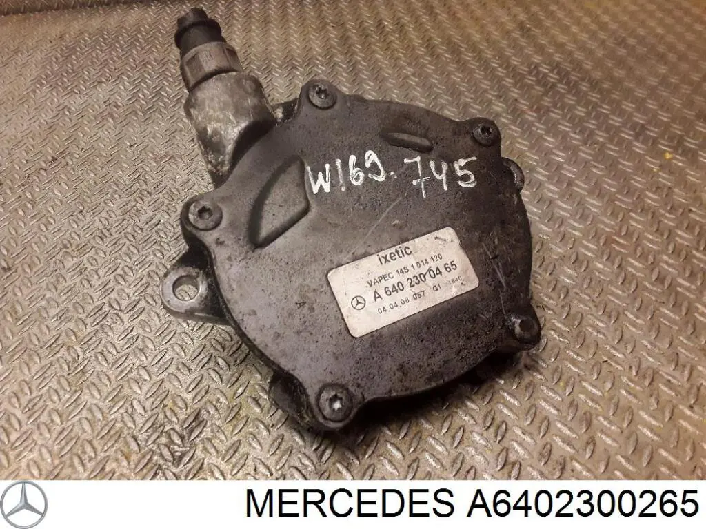 Pompa podciśnienia do Mercedes A  W169