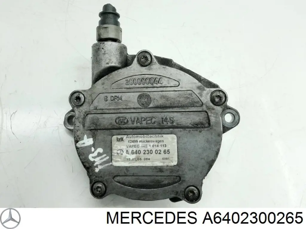 Pompa podciśnienia do Mercedes A  W169