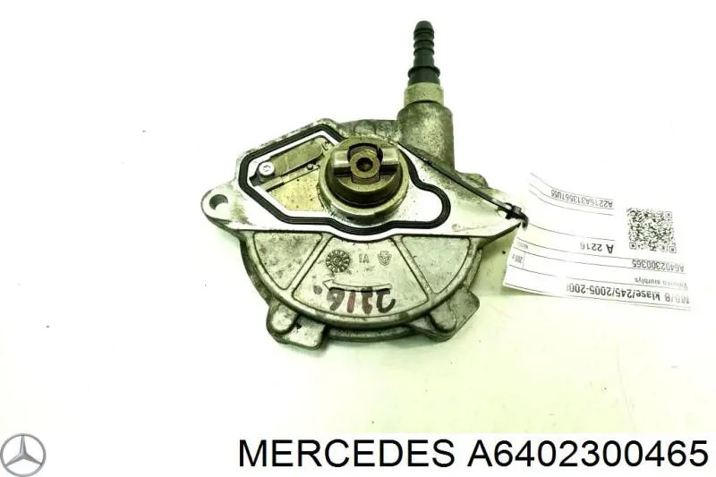 Pompa podciśnienia Mercedes B minivan (W245) (2005 - 2011) cena, od 86,80 USD