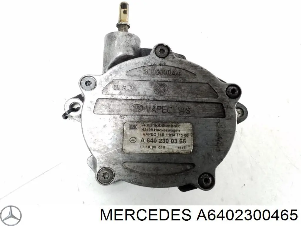 Pompa podciśnienia do Mercedes B  W245