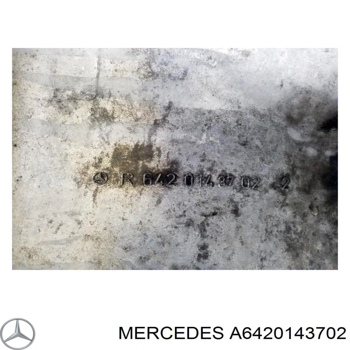 Miska olejowa silnika Mercedes A6420143702 cena, od 128,30 USD