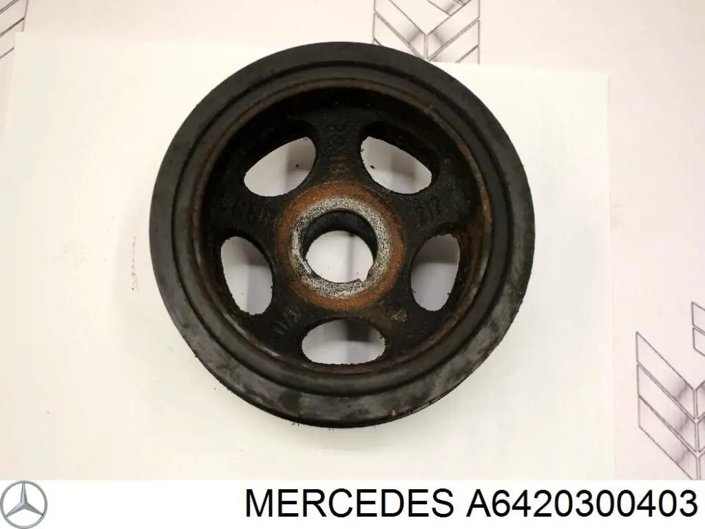 Do koszyka A6420300403 Mercedes Koło pasowe wału korbowego