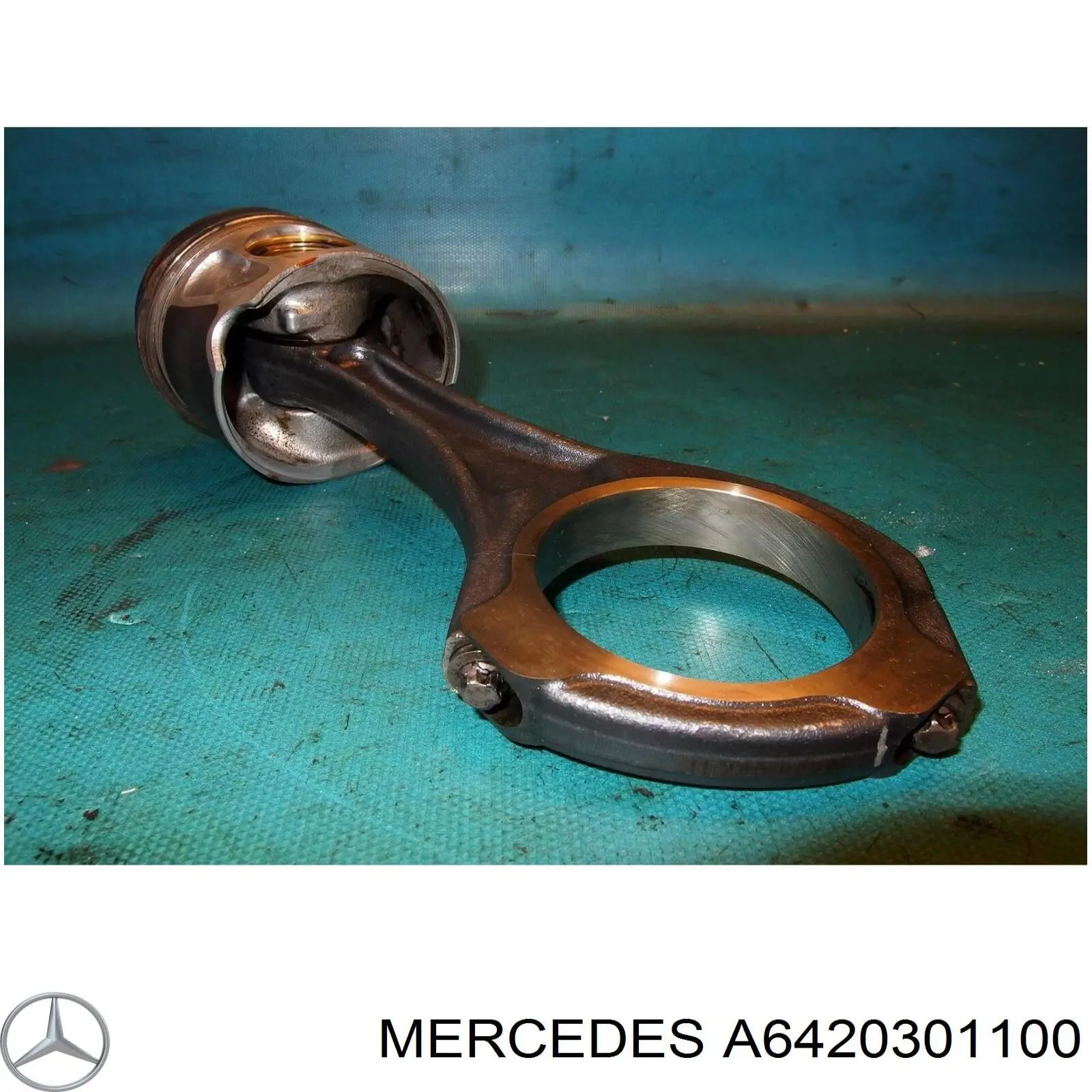 A6420300518 Mercedes Tłok, komplet do jednego cylindru, STD