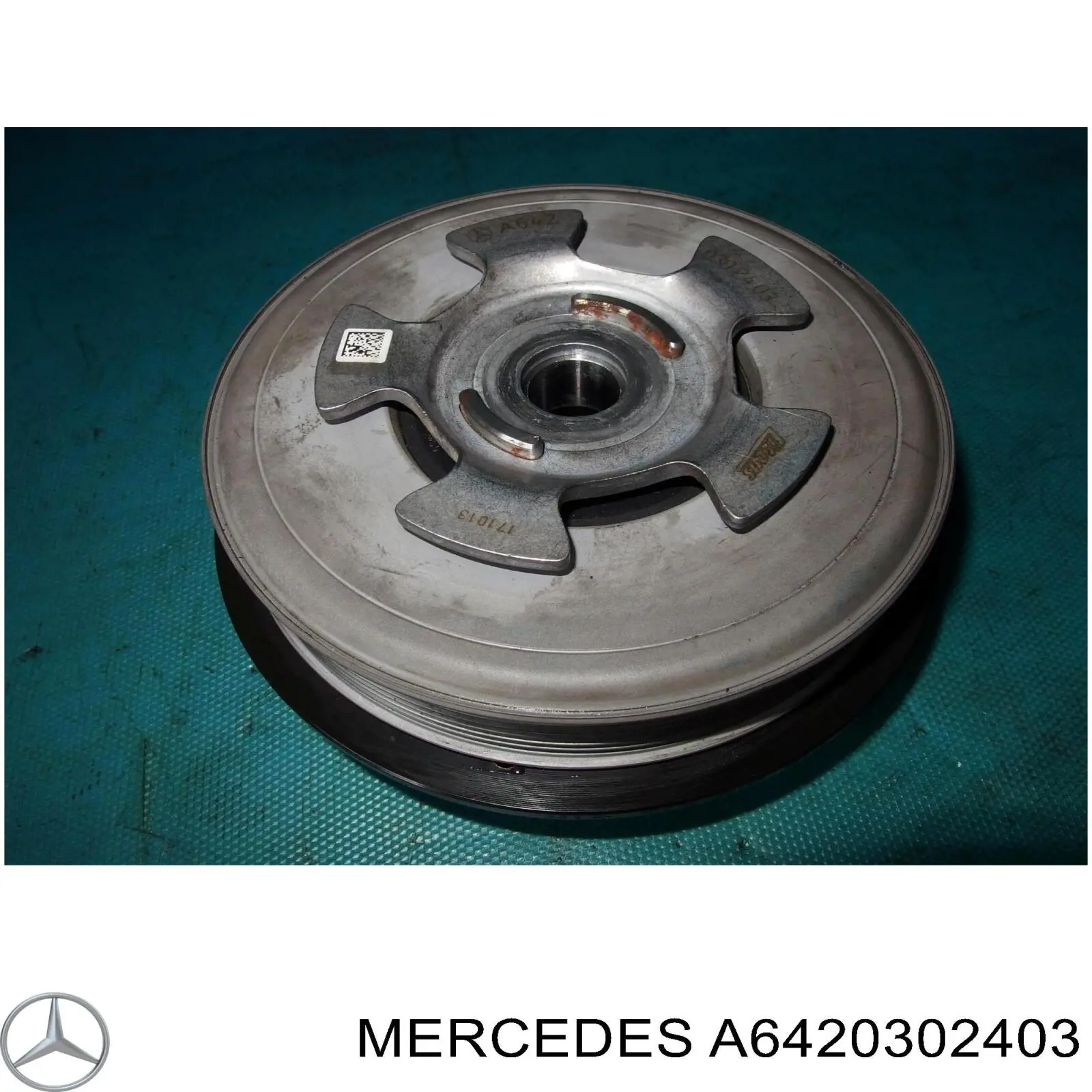 Koło pasowe wału korbowego Mercedes A6420302403 cena, od 688,57 USD