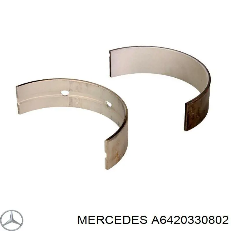 Panewki główne wału korbowego, zestaw, standardowe (STD) Mercedes A6420330802 cena, od 53,33 USD