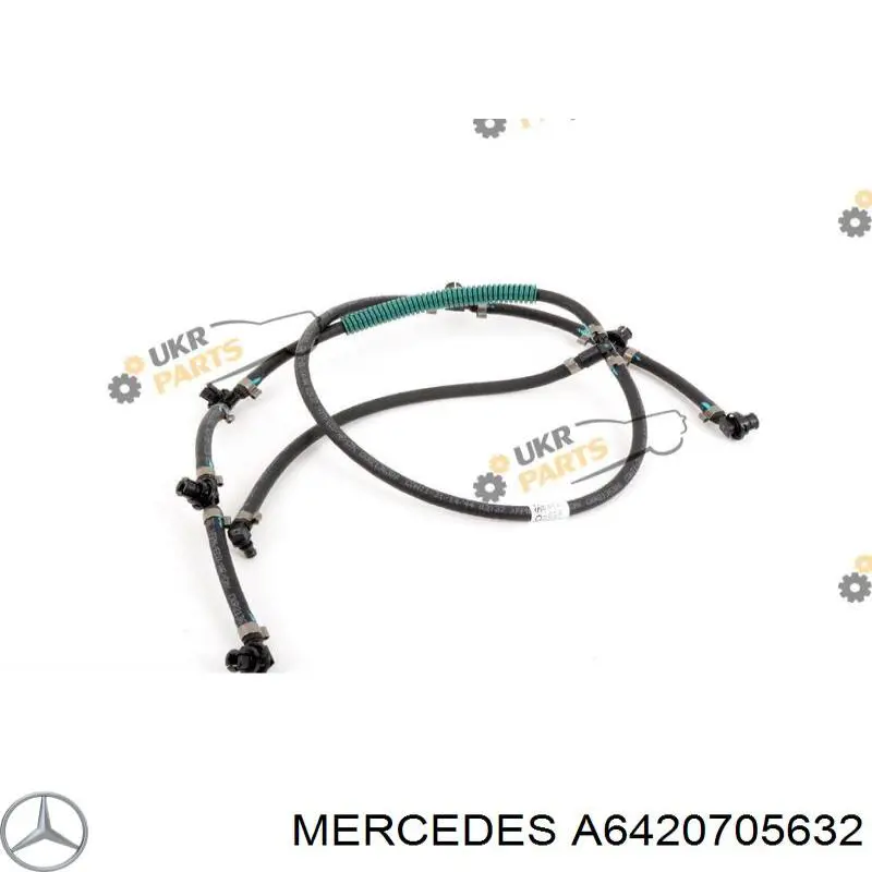 A6420705632 Mercedes Rurka paliwa, zwrotna od wtryskiwaczy