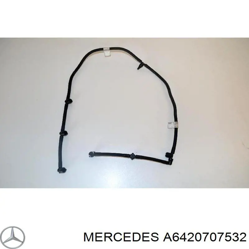 A6420707532 Mercedes Rurka paliwa, zwrotna od wtryskiwaczy