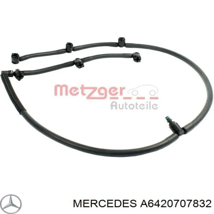 Rurka paliwa, zwrotna od wtryskiwaczy Mercedes A6420707832 cena, od 79,25 USD