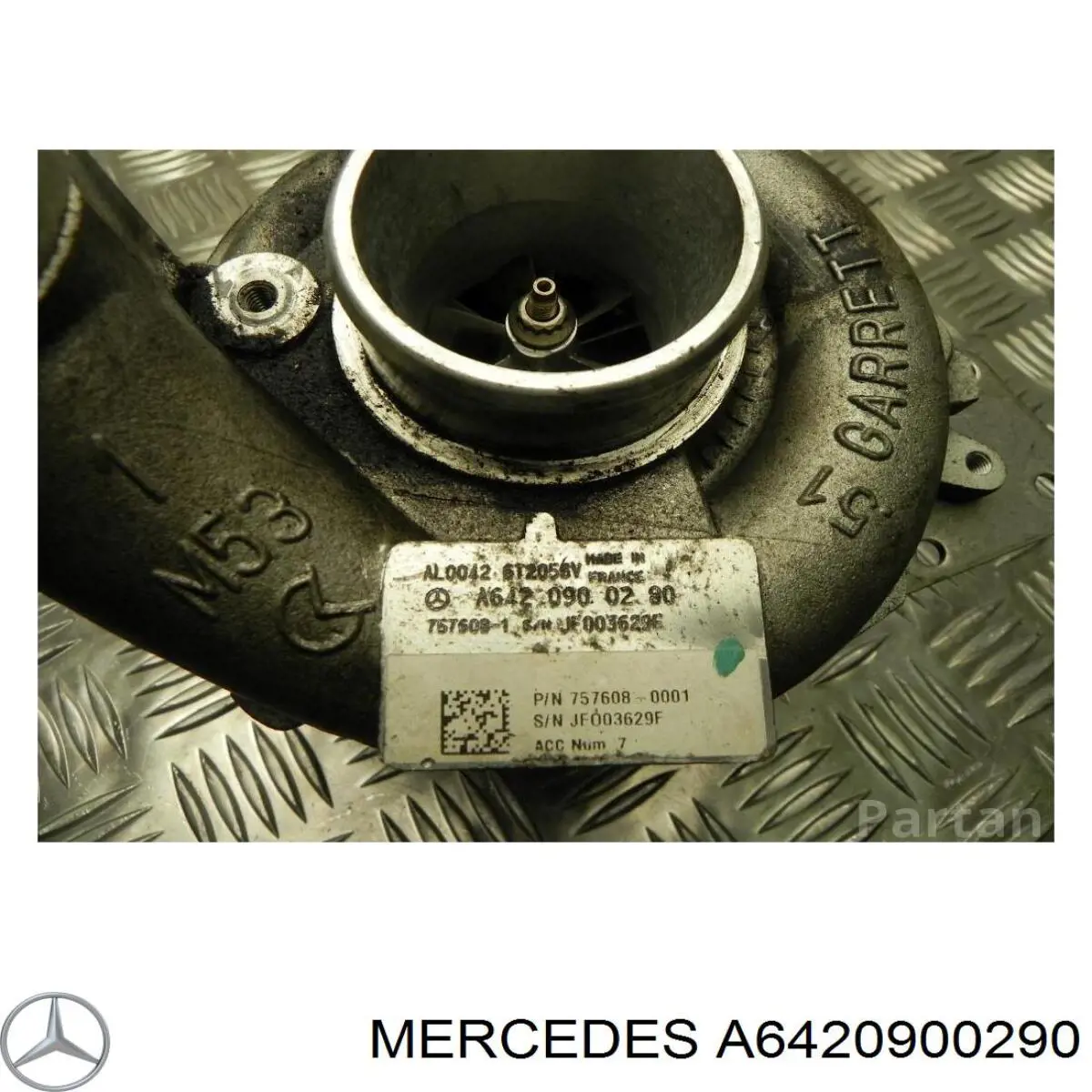 A6420900290 Mercedes Turbina