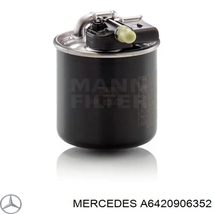 Filtr paliwa A6420906352 Mercedes