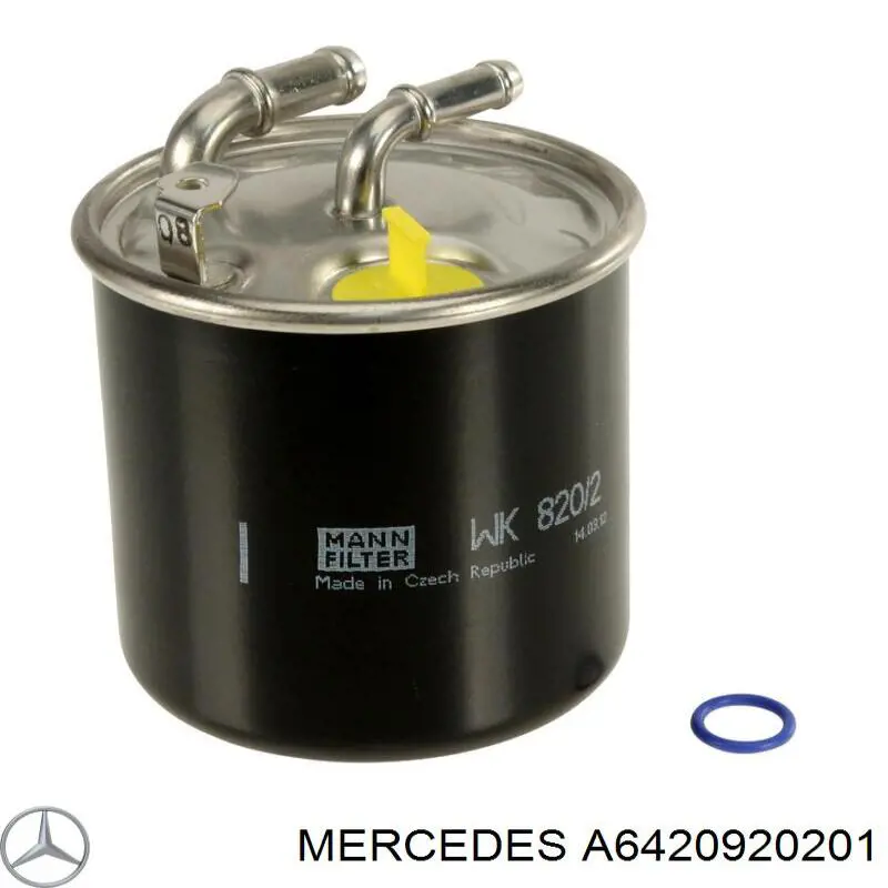 Filtr paliwa Mercedes A6420920201 cena, od 37,59 USD