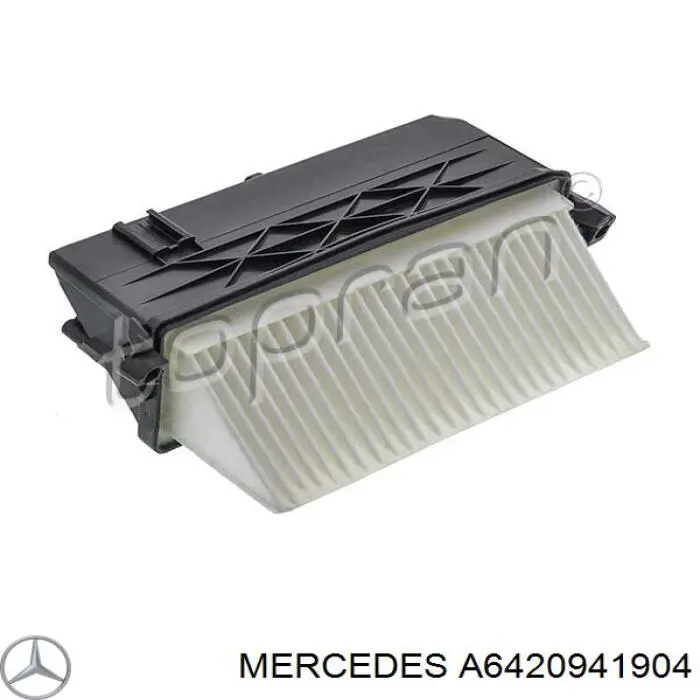 Filtr powietrza Mercedes A6420941904 cena, od 37,44 USD