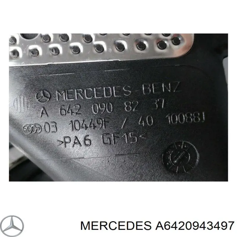 Czujnik przepływu powietrza, przepływomierz powietrza M.A.F. Mercedes A6420943497 cena, od 382,85 USD
