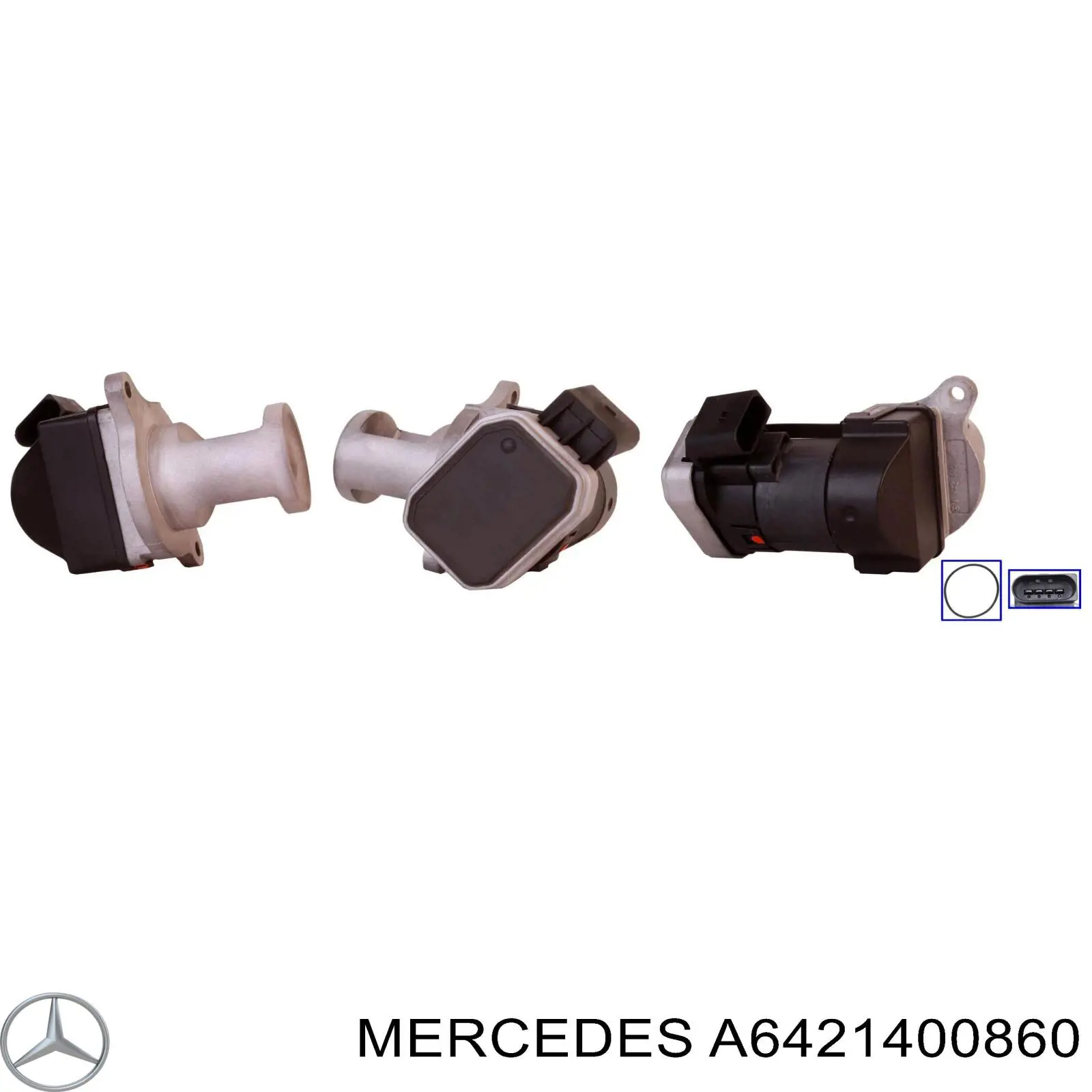 Zawór recyrkulacji spalin EGR Mercedes A6421400860 cena, od 386,35 USD