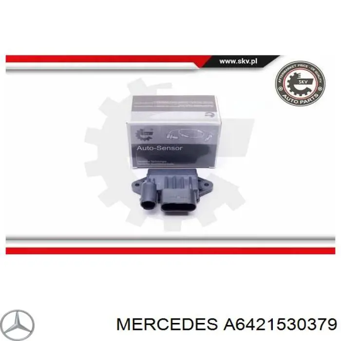 Przekaźnik świec żarowych Mercedes A6421530379 cena, od 117,60 USD
