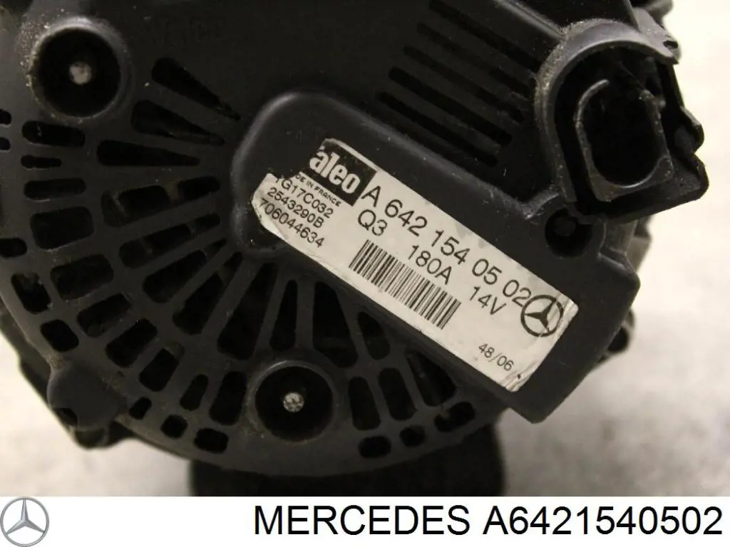 Alternator Mercedes A6421540502 cena, od 377,81 USD