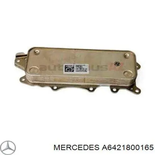 Chłodnica oleju, pod filtrem Mercedes A6421800165 cena, od 73,20 USD