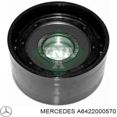 Rolka prowadząca, kierunkowa paska napędowego Mercedes A6422000570 cena, od 20,42 USD