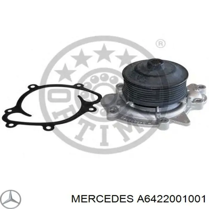 Pompa chłodząca wodna Mercedes A6422001001 cena, od 49,02 USD