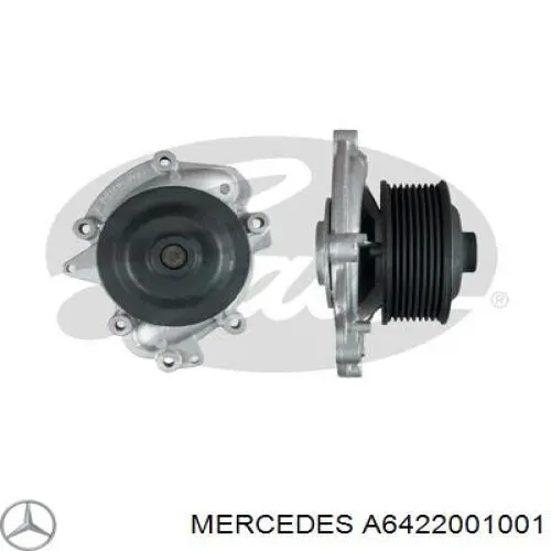 Do koszyka A6422001001 Mercedes Pompa chłodząca wodna