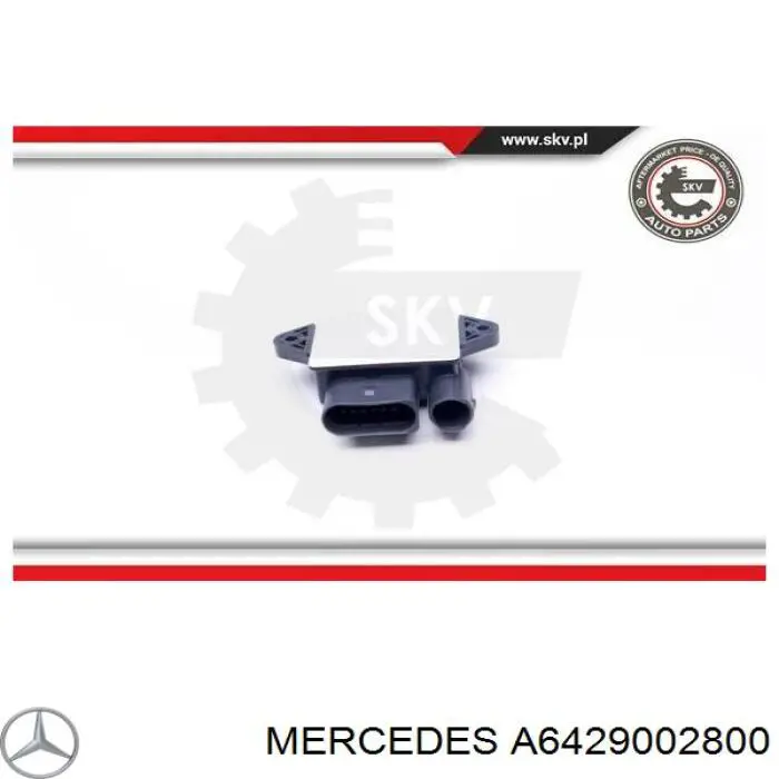 Przekaźnik świec żarowych A6429002800 Mercedes