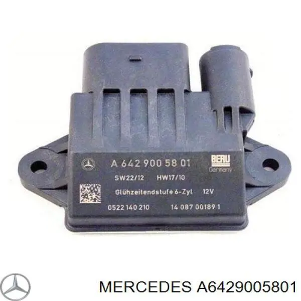 Do koszyka A6429005801 Mercedes Przekaźnik świec żarowych