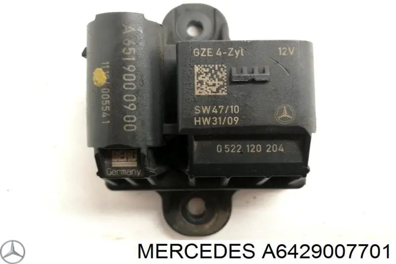 Do koszyka A6429007701 Mercedes Przekaźnik świec żarowych