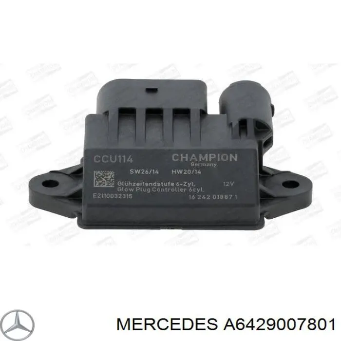 Przekaźnik świec żarowych A6429007801 Mercedes