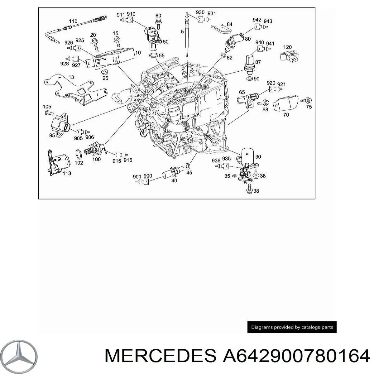 Przekaźnik świec żarowych Mercedes A642900780164 cena, od 109,87 USD