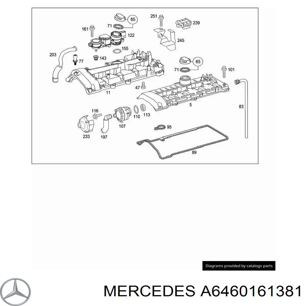 A6460161381 Mercedes 