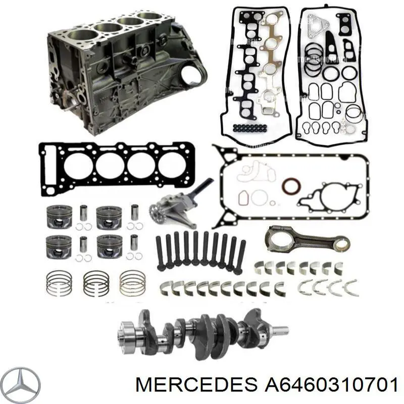 Wał korbowy silnika do Mercedes Vito (638)