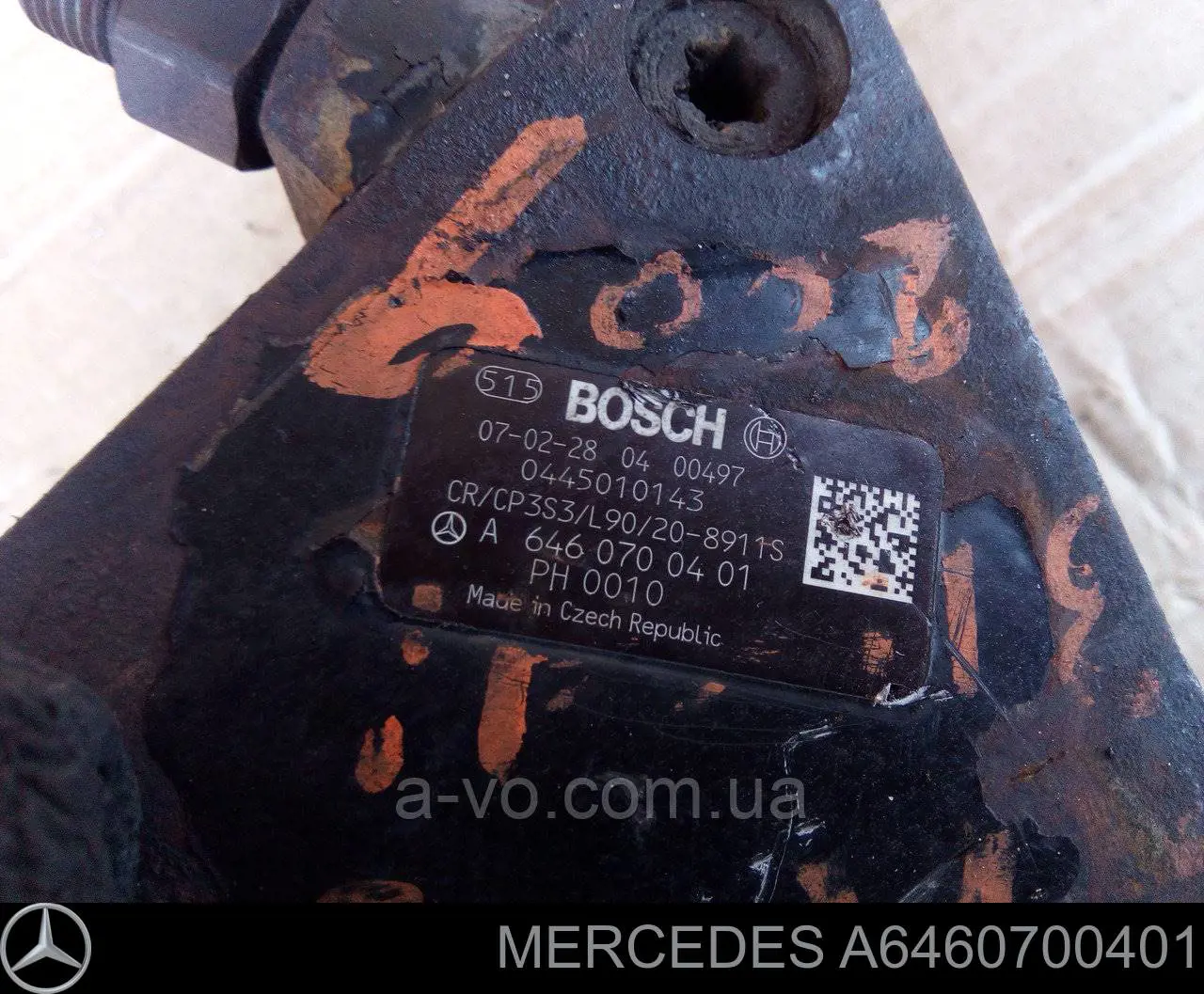 A6460700401 Mercedes Pompa wtryskowa wysokiego ciśnienia