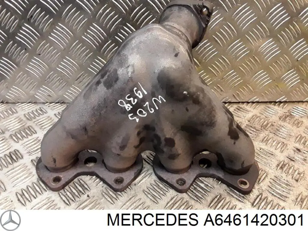 Do koszyka A6461420301 Mercedes Kolektor wydechowy