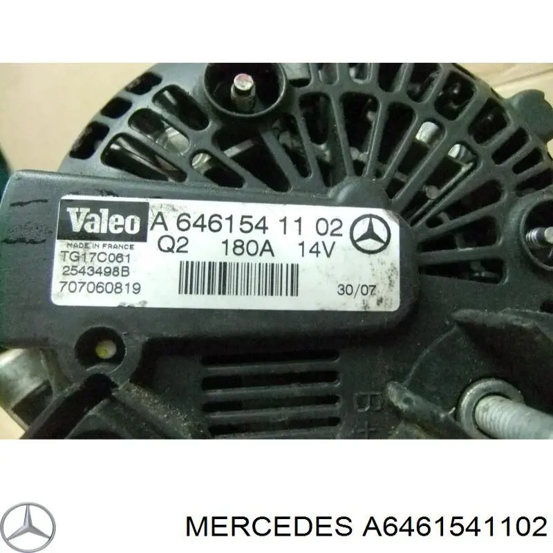 Alternator Mercedes A6461541102 cena, od 270,66 USD