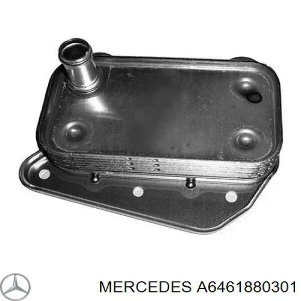 Do koszyka A6461880301 Mercedes Chłodnica oleju