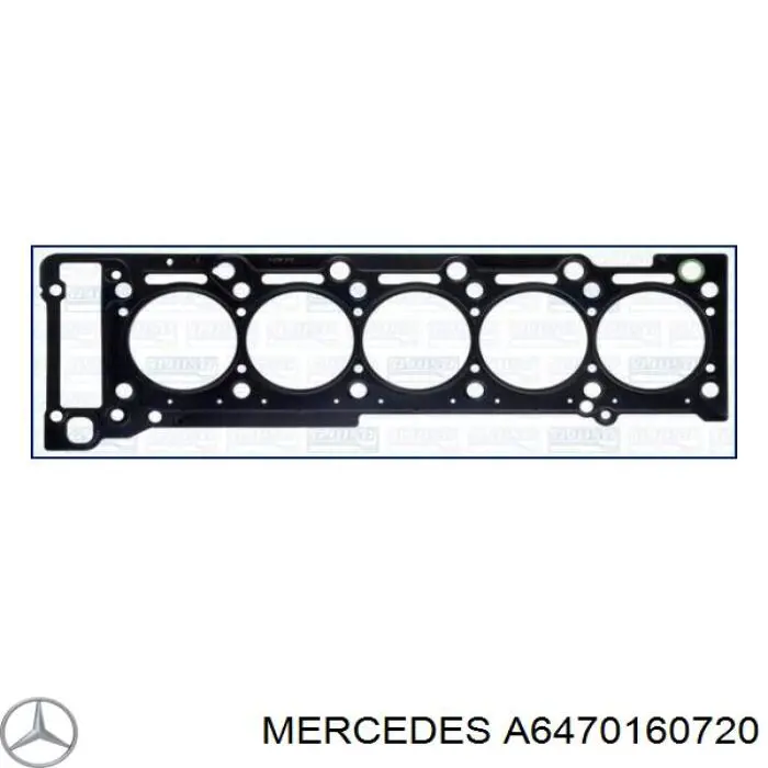 Uszczelka głowicy cylindrów Mercedes A6470160720 cena, od 38,83 USD