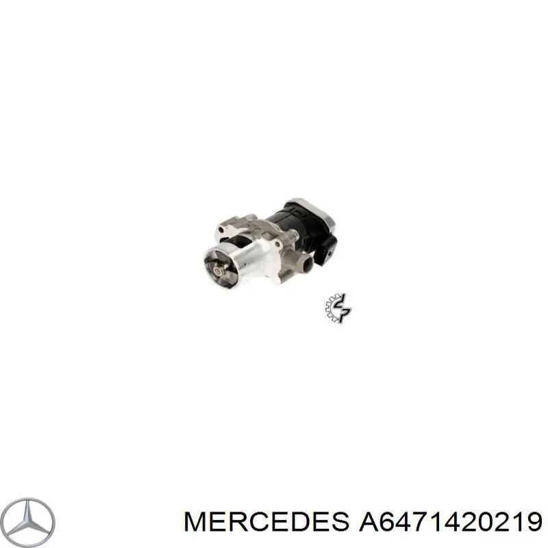Do koszyka A6471420219 Mercedes Zawór recyrkulacji spalin EGR