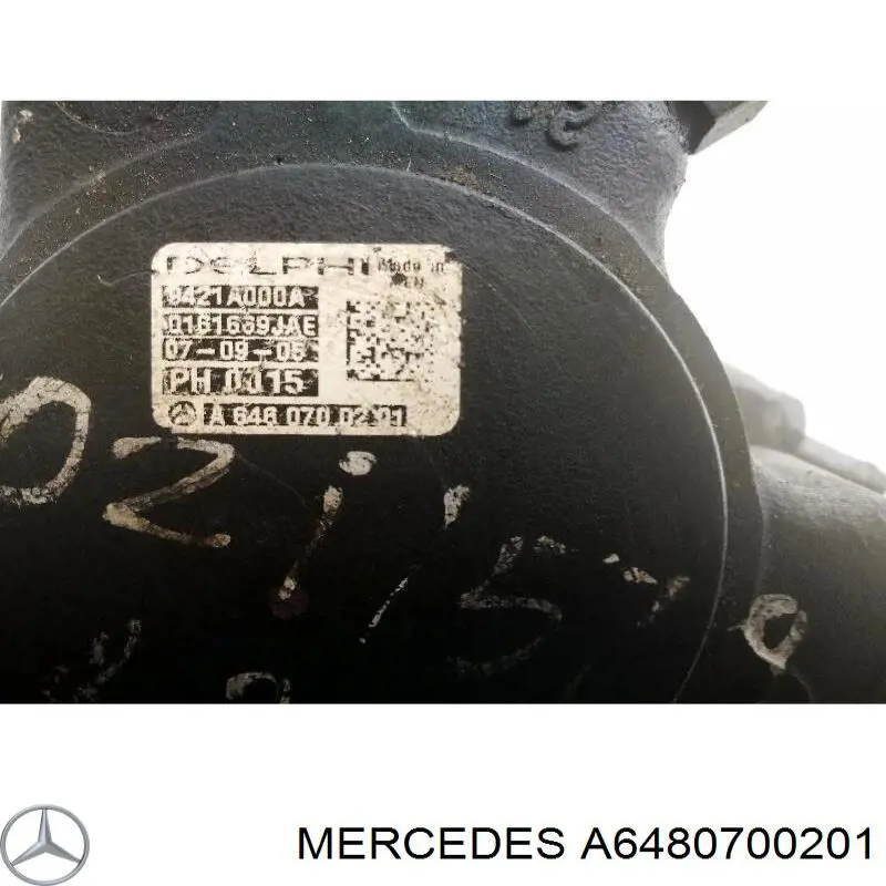 Pompa wtryskowa wysokiego ciśnienia Mercedes A6480700201 cena, od 163,45 USD