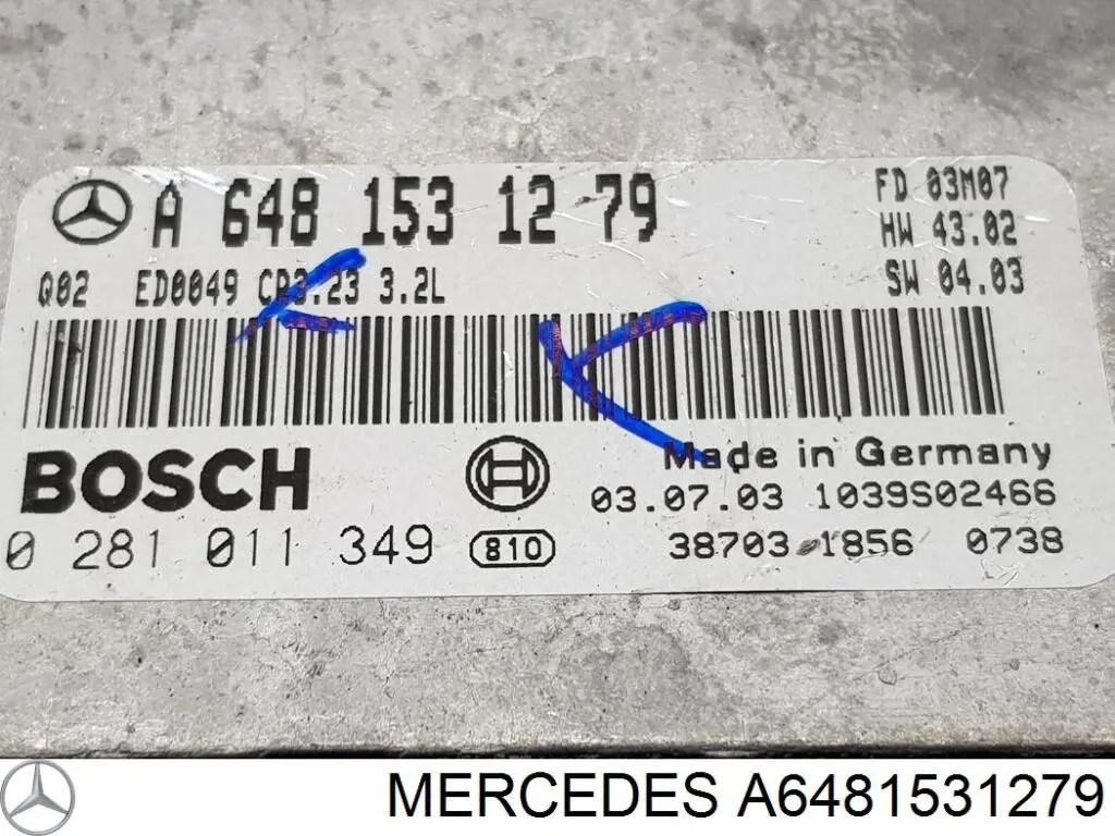 Sterownik silnika Mercedes E 