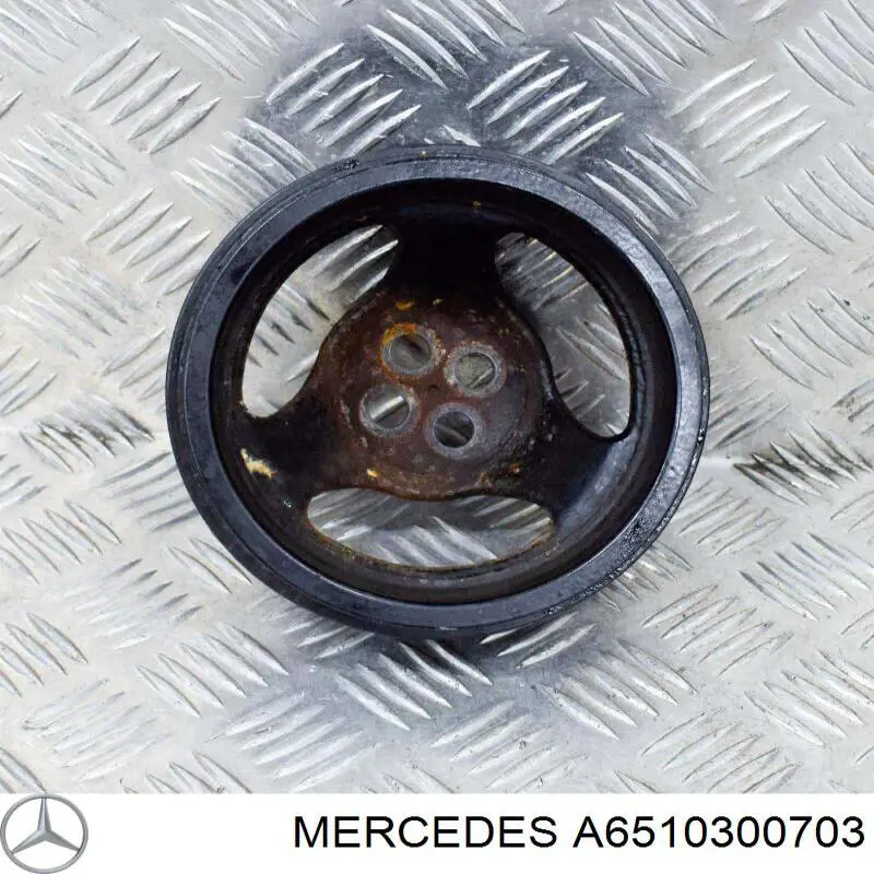 Koło pasowe wału korbowego Mercedes A6510300703 cena, od 103,86 USD