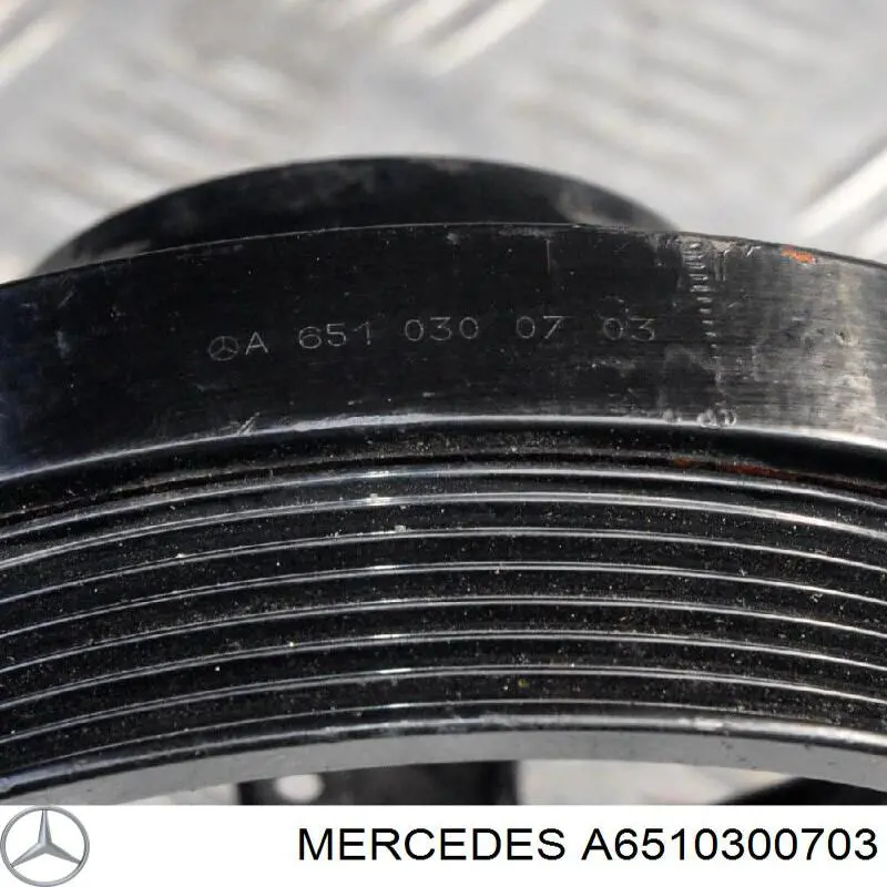 Do koszyka A6510300703 Mercedes Koło pasowe wału korbowego