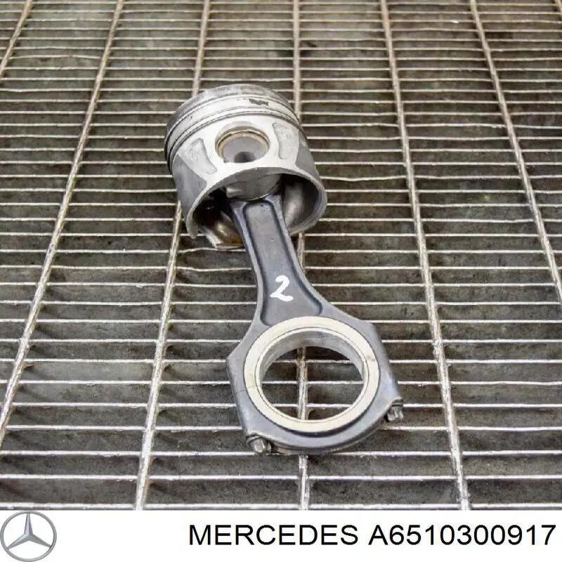 6510303217 Mercedes Tłok, komplet do jednego cylindru, STD