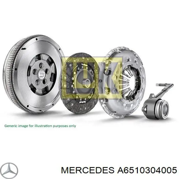 Do koszyka A6510304005 Mercedes Koło zamachowe silnika