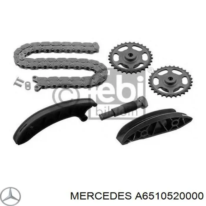 A6510520000 Mercedes Koło zębatewalcowe wałka rozrządu silnika